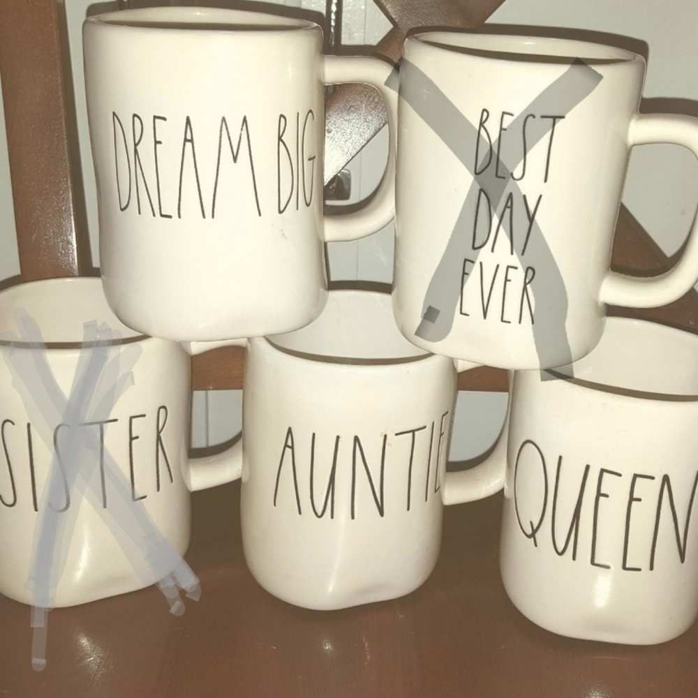 RAE DUNN MUGS